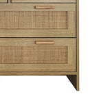4 Drawers Rattan Cabinet,for Bedroom,Living Room,Dining Room,Hallways