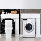 Freestanding Over Toilet Bathroom Storage Cabinet - White - 35*9*41