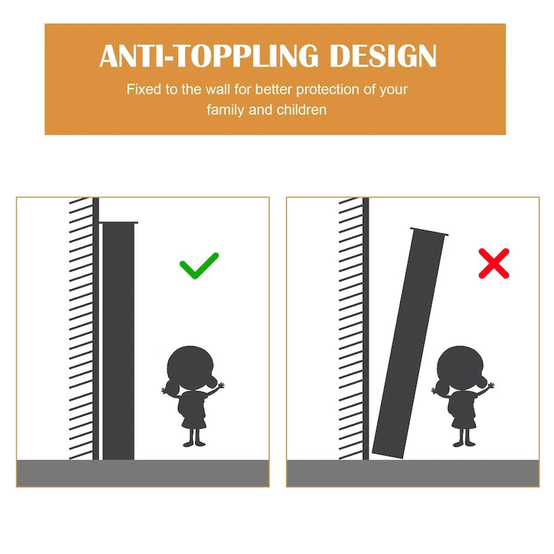 Bamboo Over-The-Toilet Organizer Cabinet, Bathroom Storage Shelf with Doors and Shelves Freestanding Space Saver