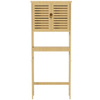 Bathroom Over The Toilet Storage Cabinet Organizer With Doors Shelves - 25 x 10 x 69