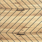 Meuble à chaussures élégant et stylé en bois avec pieds en métal