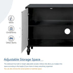 Carved Symmetrical Design Door Sideboards