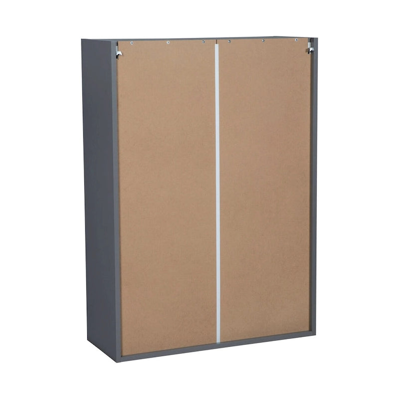 27 x 42 Wall Cabinet-Double Door-Grey - 27 x 42 x 12