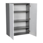27 x 42 Wall Cabinet-Double Door-Grey - 27 x 42 x 12