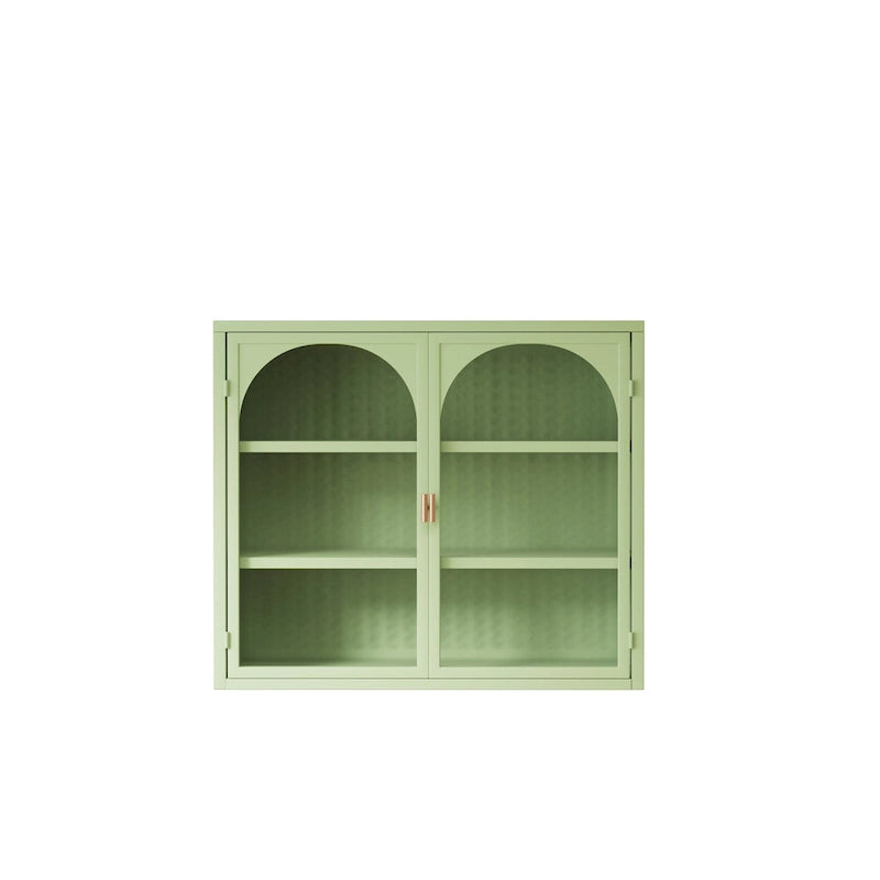 27.56Glass Doors Modern Two-door Wall Cabinet