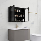 27.56Glass Doors Modern Two-door Wall Cabinet