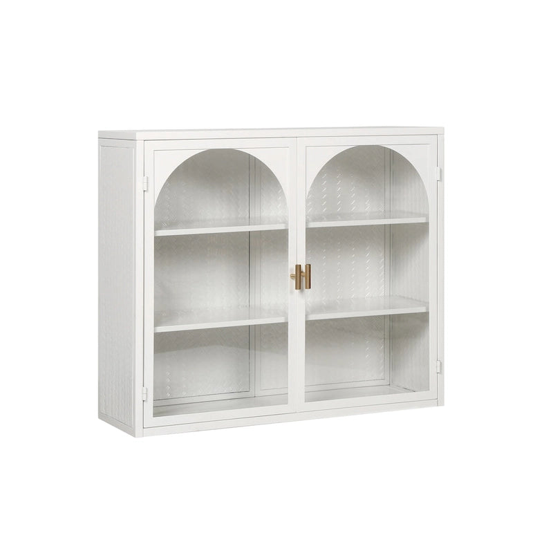27.56Glass Doors Modern Two-door Wall Cabinet