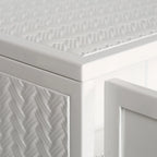 27.56Glass Doors Modern Two-door Wall Cabinet