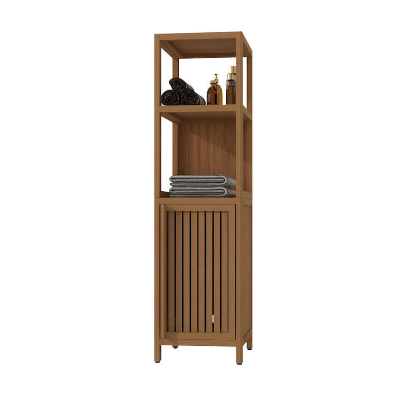 bamboo storage cabinet