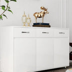 Three Doors White Side Table