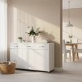 Three Doors White Side Table