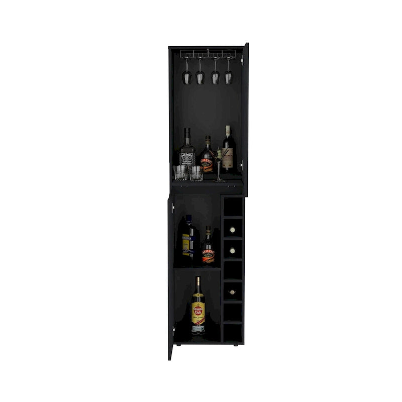 Tall Cabinet for Living Room ,Apartment, Bedroom, Black