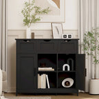 35.4 Wide 3 Drawer Sideboard Buffet Cabinet