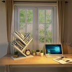 Wooden Book Tree Shelf