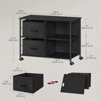 File Cabinet with 2 Drawers