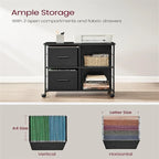 File Cabinet with 2 Drawers