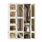 Portable Wardrobe Closets Bedroom ,Storage Organizer, Clothes Dresser, Closet Storage Organizer