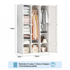 Portable Wardrobe Closets Bedroom ,Storage Organizer, Clothes Dresser, Closet Storage Organizer