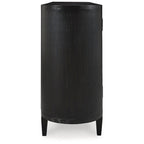 Black/Gray Two-Tone Sideboard — W 74.13 x D 17.13 x H 35.13