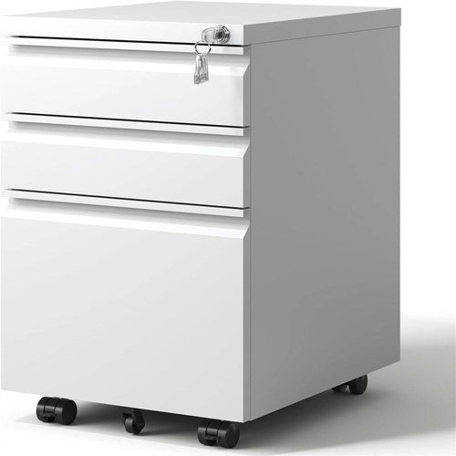 3 Drawer Mobile File Cabinet