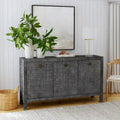 3-Door Raffia 60 Sideboard