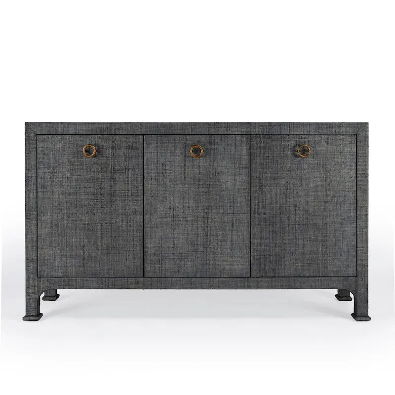 3-Door Raffia 60 Sideboard