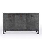 3-Door Raffia 60 Sideboard