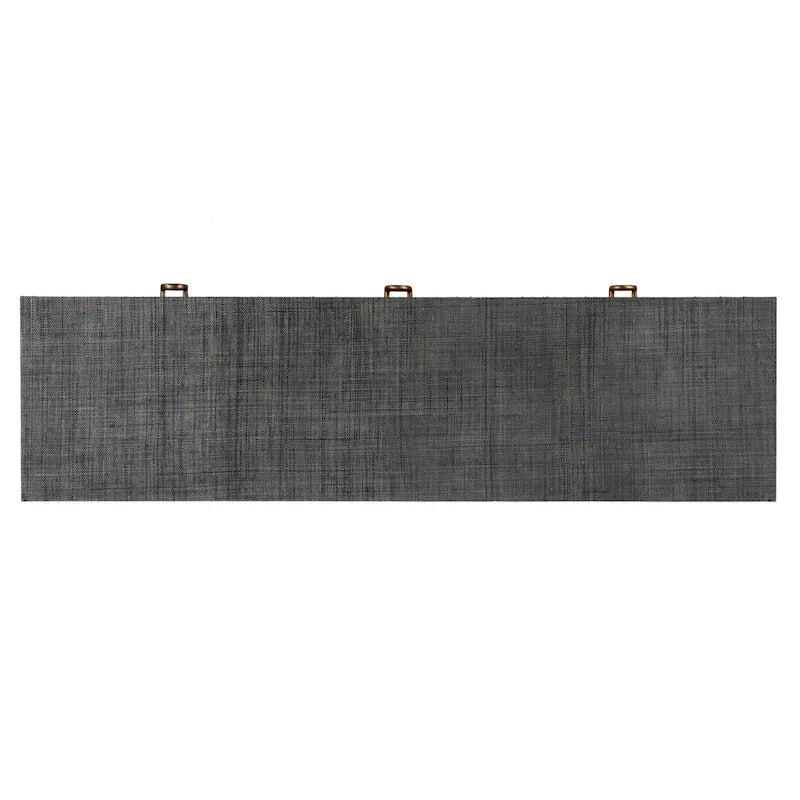 3-Door Raffia 60 Sideboard