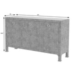 3-Door Raffia 60 Sideboard