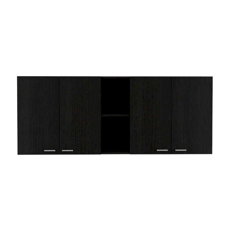 Wall Cabinet: Double-door design with a white finish—high-quality and durable.
