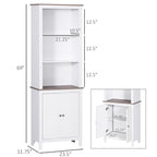 Freestanding Storage Cabinet,Bathroom Linen Tower,Buffet Cabinet