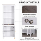 Freestanding Storage Cabinet,Bathroom Linen Tower,Buffet Cabinet