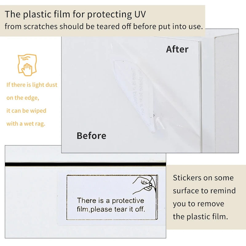 White & Black Contemporary Rectangle Design TV Stand - 74.8W x 13.7D x 17.7H