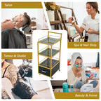 Beauty Salon Storage Trolley Cart