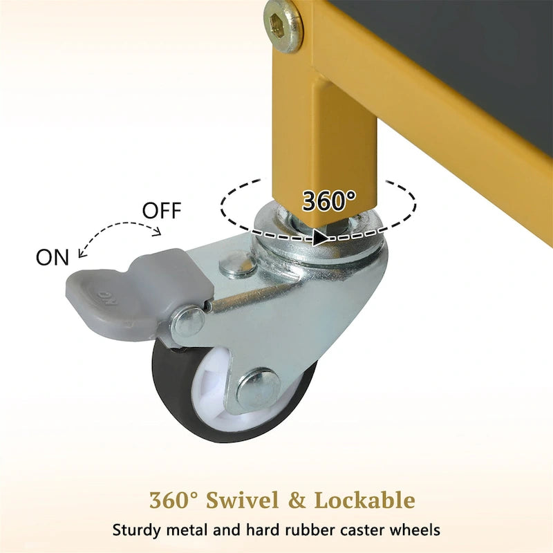 Beauty Salon Storage Trolley Cart