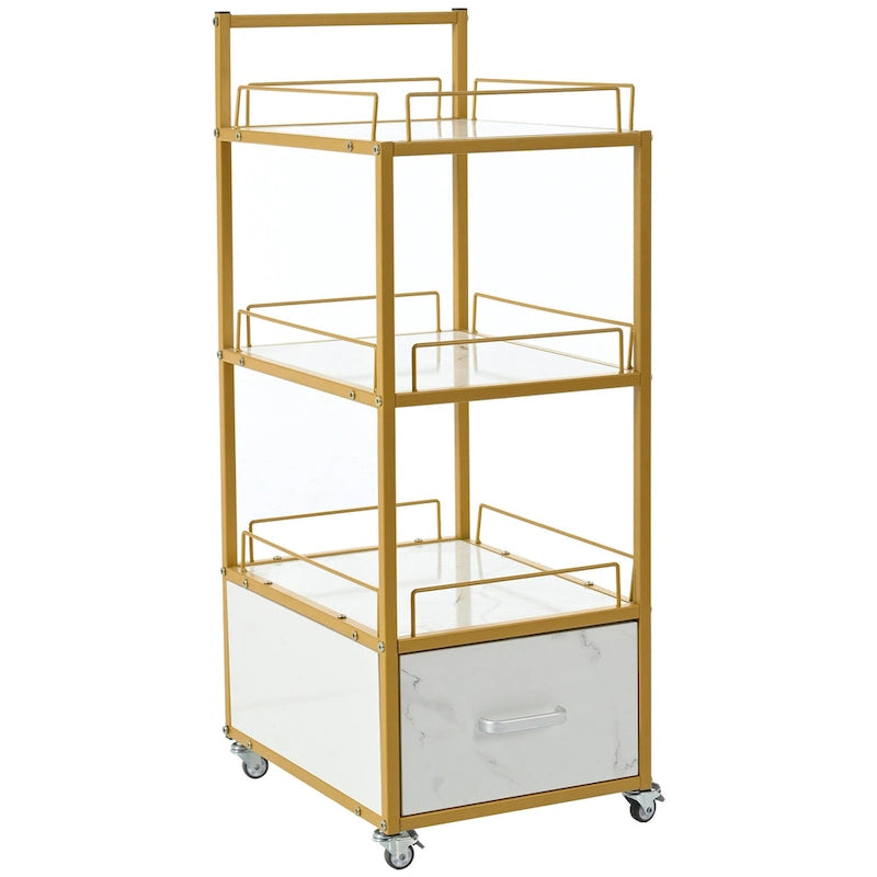 Beauty Salon Storage Trolley Cart