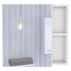 Armoire à pharmacie, trois étagères intérieures, porte simple, deux étagères extérieures, finition Wengé noir