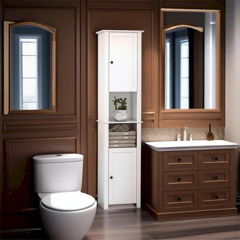 Tall Bathroom Storage Cabinet