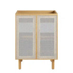 24 Perforated Metal Bathroom Vanity Cabinet (Sink Basin Not Included)