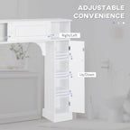 Over the Toilet Bathroom Cabinet with Adjustable Shelves