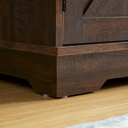 Farmhouse Sideboard Cabinet with Wine Rack, Drawer & Adjustable Shelves