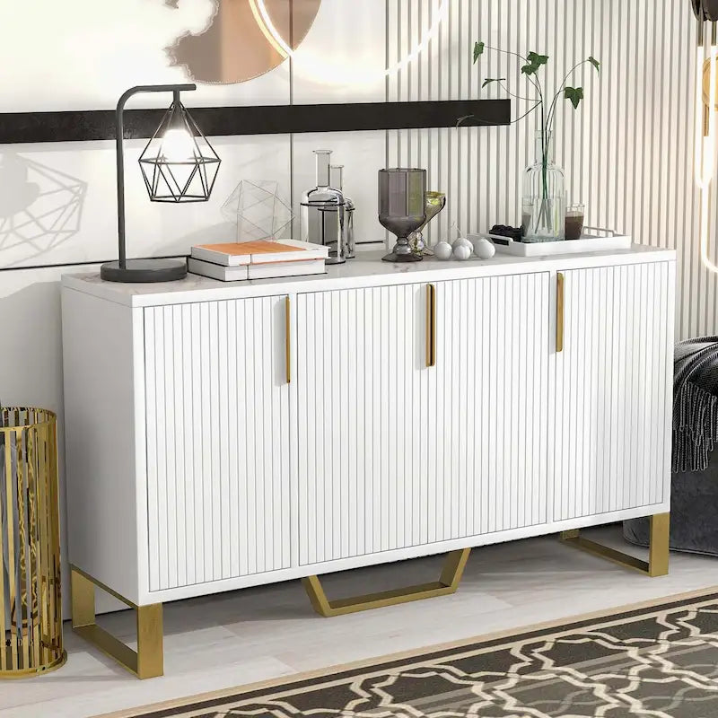 Modern sideboard with Adjustable Shelves For Kitchen