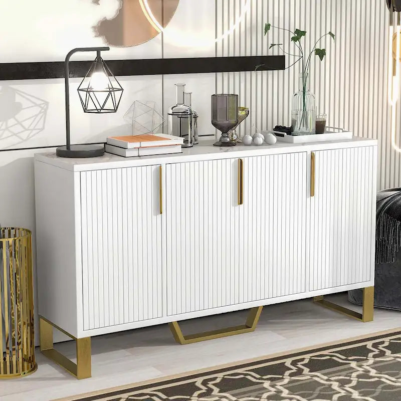 Modern sideboard with Adjustable Shelves For Kitchen
