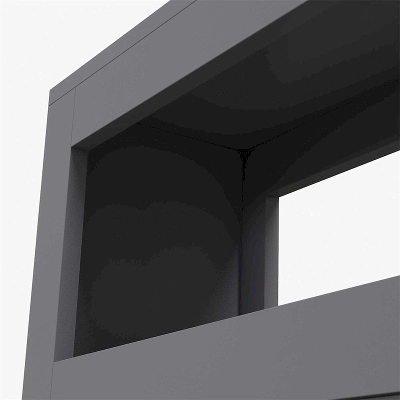 6.25x20.5x28.25 Wood Rolling Narrow Bathroom Side Storage Cabinet