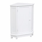Triangle Corner Bathroom Storage Cabinet with Adjustable Shelf
