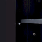 Triangle Corner Bathroom Storage Cabinet with Adjustable Shelf