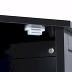 Triangle Corner Bathroom Storage Cabinet with Adjustable Shelf